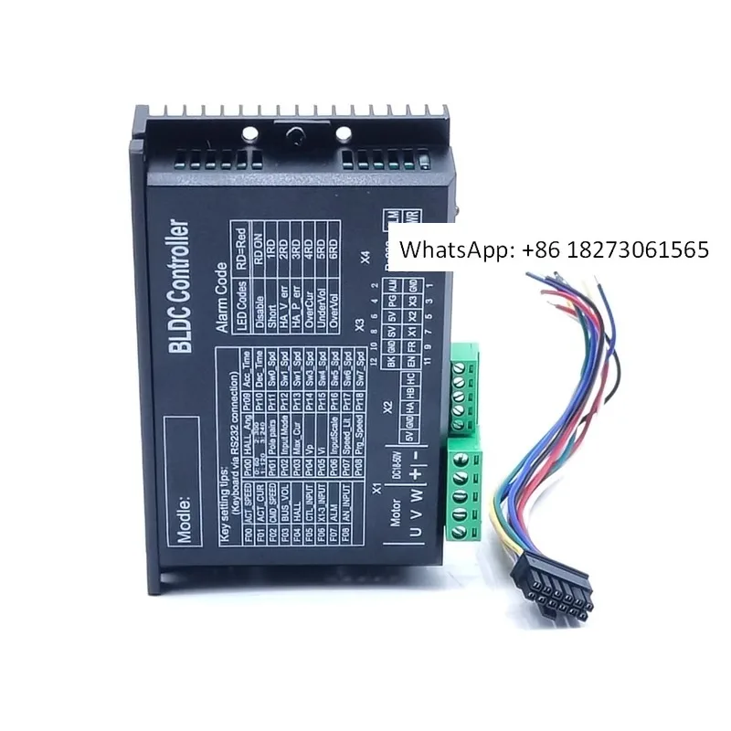 

Аксессуары для беспилотных транспортных средств AGV, посвященные бесщеточным двигателем постоянного тока, драйвер 25–400 Вт с кабелем для передачи данных