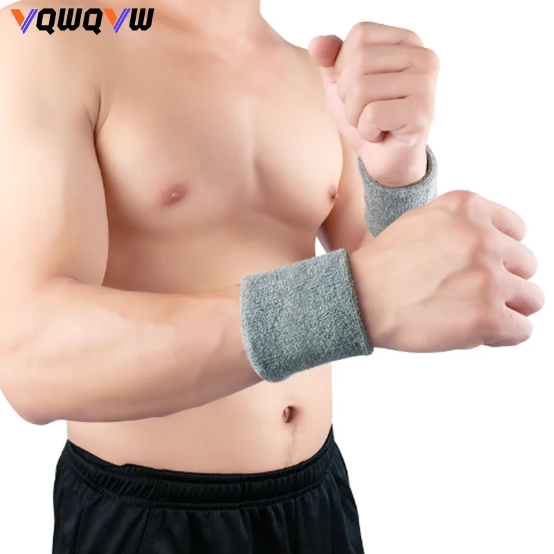 1Pcs Sweatbands Sports Wristband for Men & Women,Cotton Cloth Sweatband for Tennis,Basketball,Football,Running,Gym,Working Out