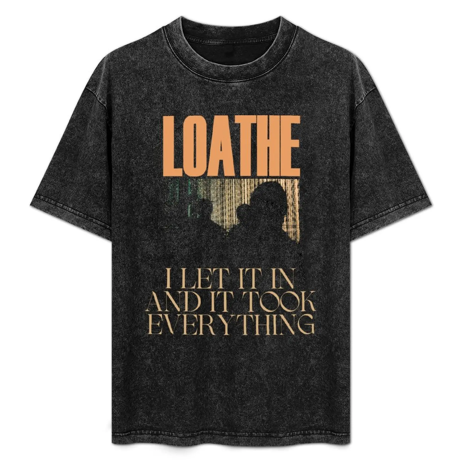 

LOATHE T-Shirt Basic Solid Color Short Sleeve T-Shirt