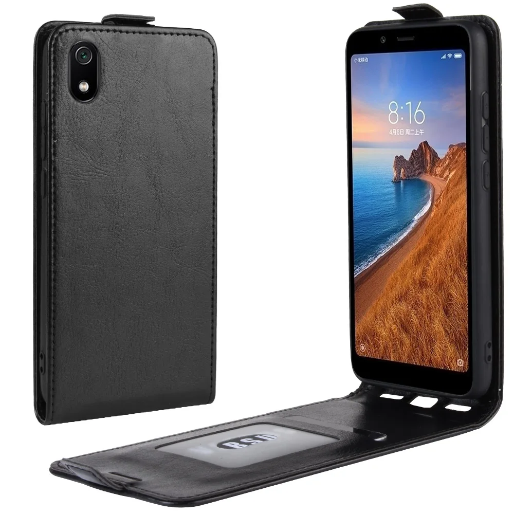 Per Xiaomi redmi 7A Custodia in pelle Flip per Xiaomi redmi 7A Cover verticale per Xiaomi redmi 7A con porta carte