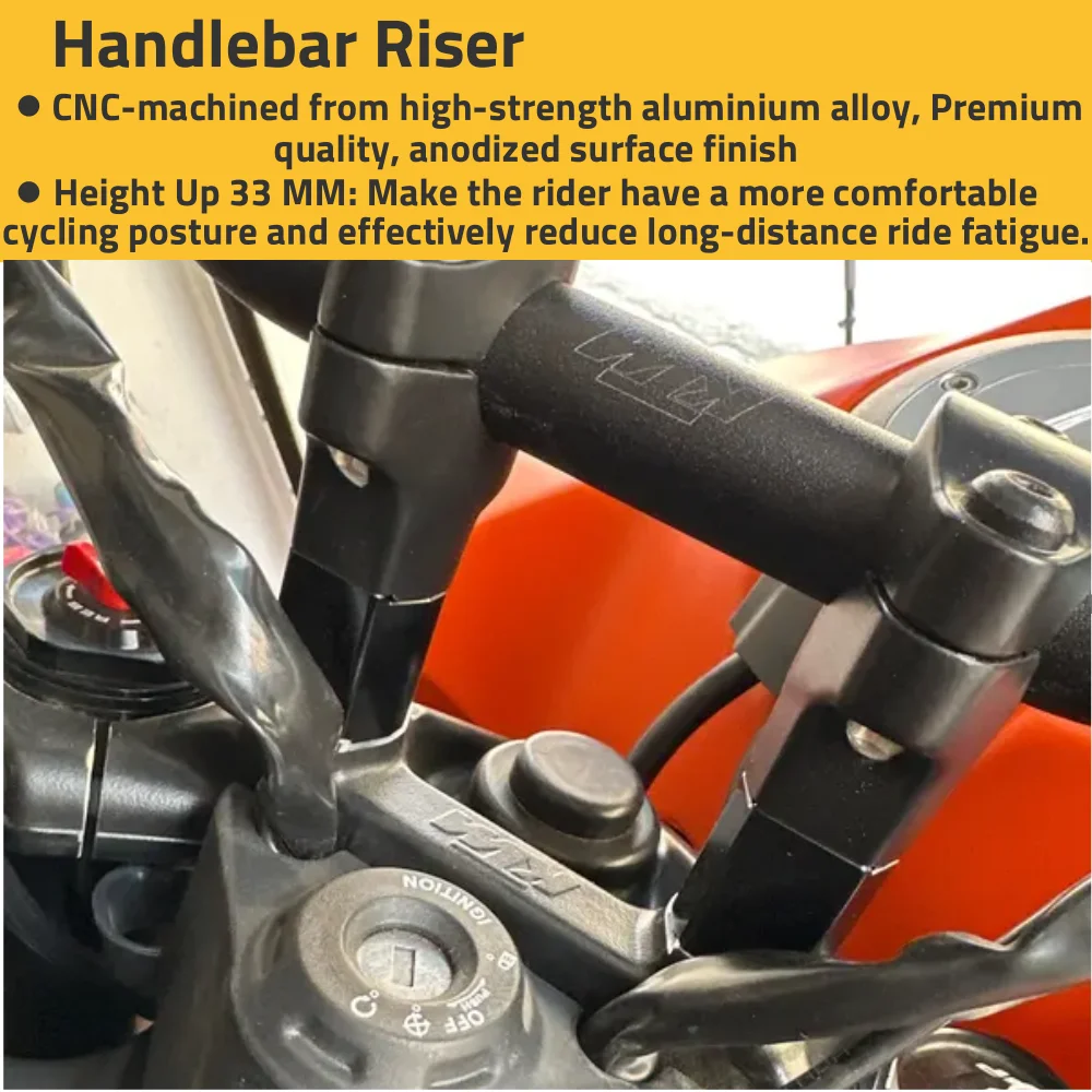 790ADV 390Adv Handlebar Riser Handle Bar Mount Clamp Adapter For KTM 790 890 390 ADV Adventure 2020-2024 Motorcycle Accessories