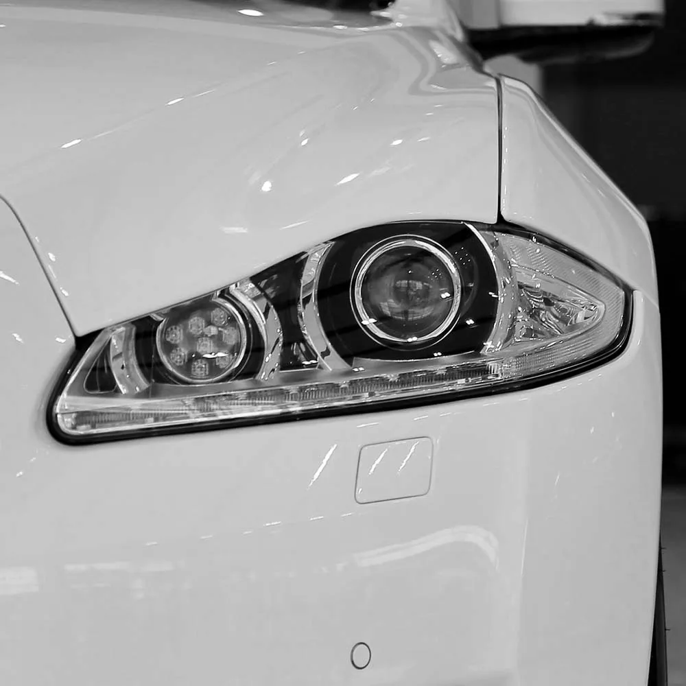 غطاء المصباح قذيفة ل جاكوار XJ XJL 2010 2011 2012 2013 2014 2015 2016 - 2019 كشافات عدسة الزجاج استبدال عاكس الضوء الأصلي #4