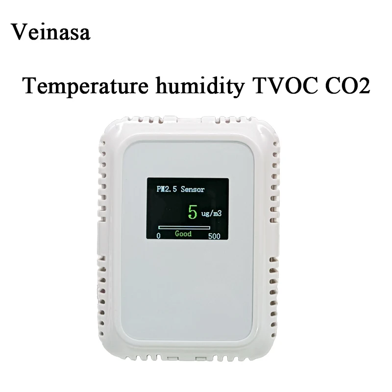 Indoor Multi-Gas Air Quality Sensor for Operating Room & Building Detecting TVOC PM2.5 CO CO2 PM10 CH2O Temperature & Humidity