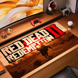Game Lock Edge Non-slip Mouse Pad Anime Cute Mousepad Computer Accessories Red Dead Redemption 2 Game Keyboard Rubber Mice Pads