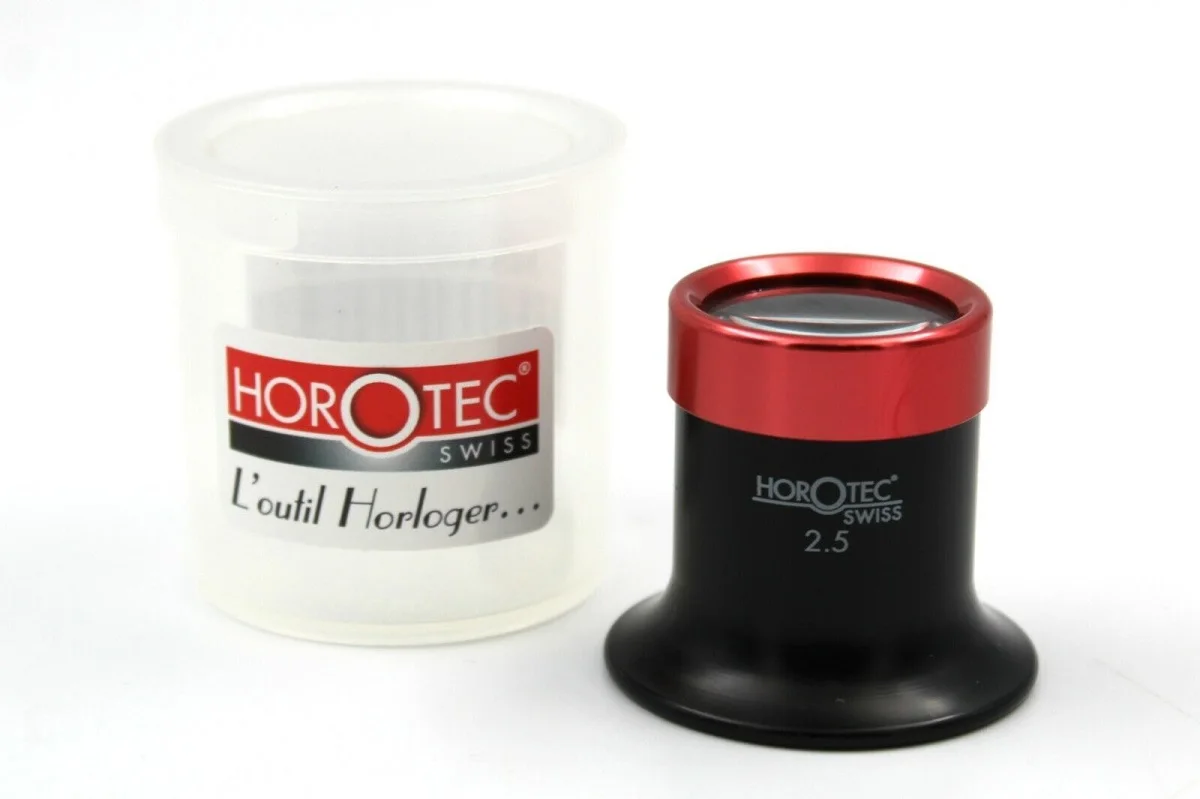 Horotec MSA00.032 Eyeglass with Screwed Aluminium Bezel