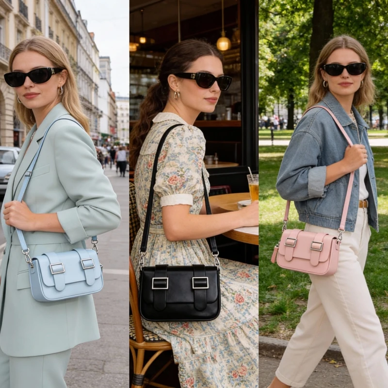 

2025 стильная женская маленькая квадратная сумка через плечо, женская повседневная сумка через плечо, женская простая повседневная сумка-мессенджер