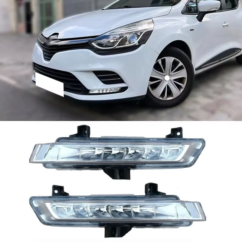 Front Daytime Running Lamp Light Replacement Fits Renault Clio Iv 1.2 266051034r 266007864r Front Bumper Lights Car Fog Lights