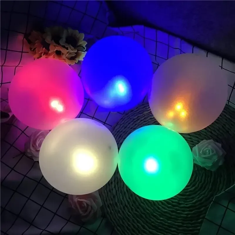 10pcs LED Balloon Light Mini Round Balls Lights Waterproof Tiny Luminous Ball Light Long Standby Time Lights Flash Ball Lamp