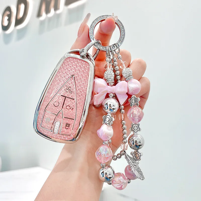 

TPU Car Remote Key Cover Case Holder shell Chain Keyring Fob For Changan Eado Plus CS75PLUS Ultra UNI-K UNI-T UNIV UNIZ X7 Plus