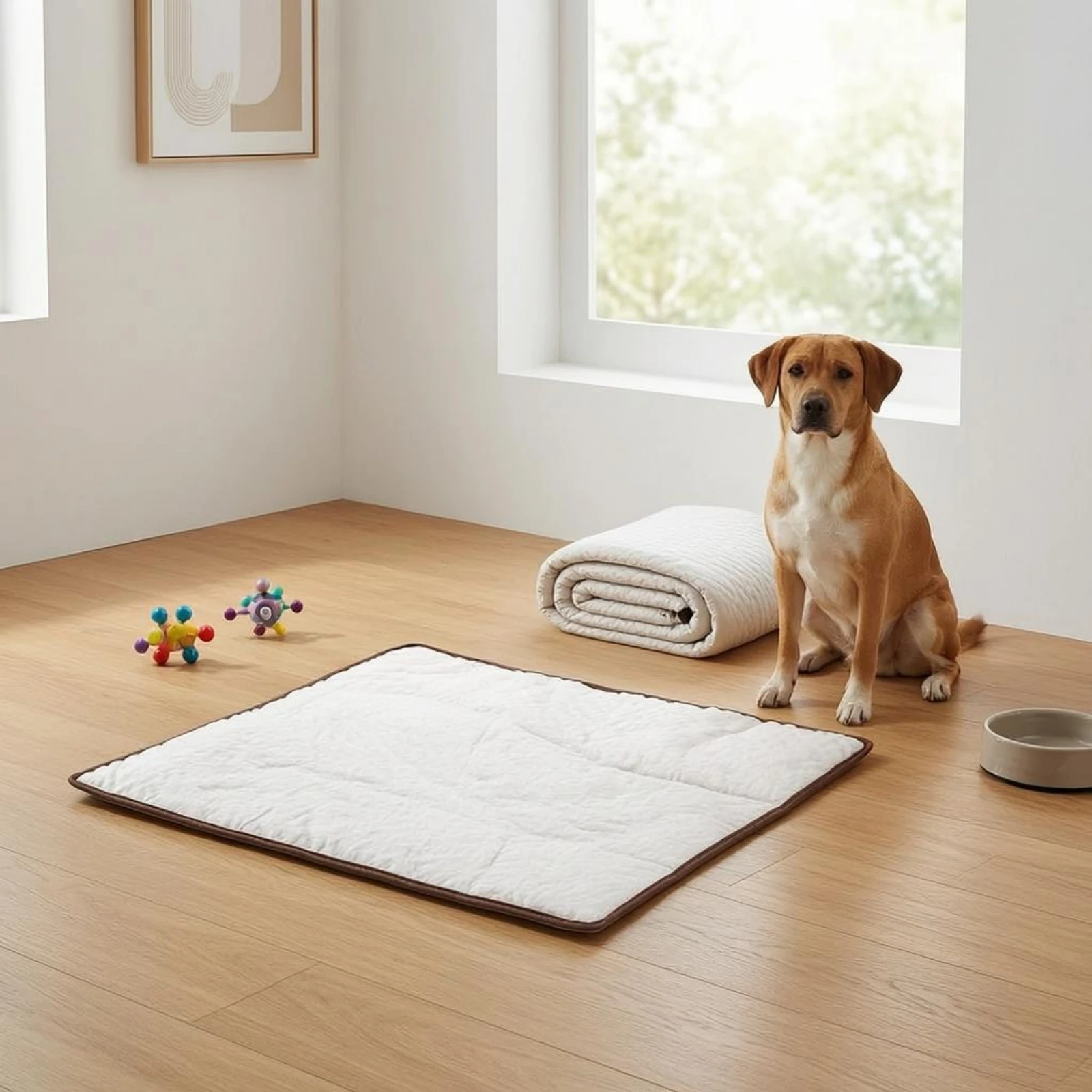 Weighted Dog Blanket Polyester Calming Pet Throw view 6