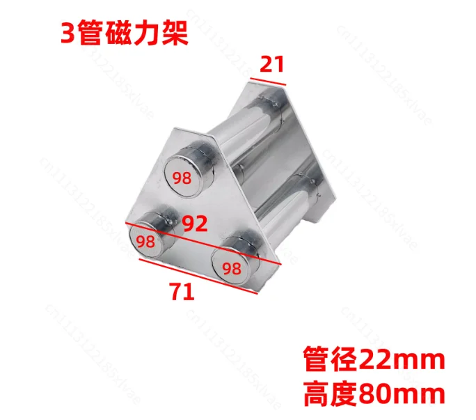 9 Tube 5000Gs Strong Magnetic Tube Iron Sucker Magnetic Rack Injection Molding Machine Hopper Dryer Accessory
