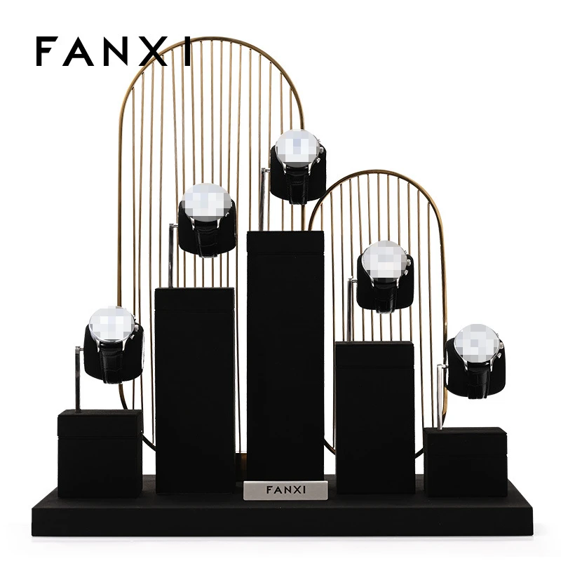 New metal watch display stand light luxury accessories display stand