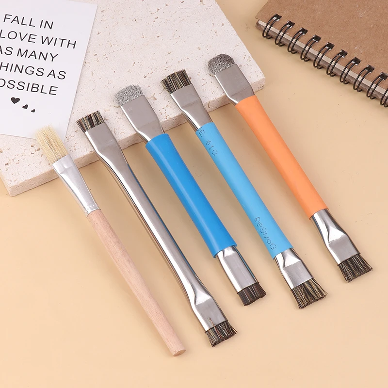 Double Headed Safe Clean Brush For Mobile Phones Motherboard Circuit Board PCB Welding Pad Stiff Brush Oil Flux Clean Tools