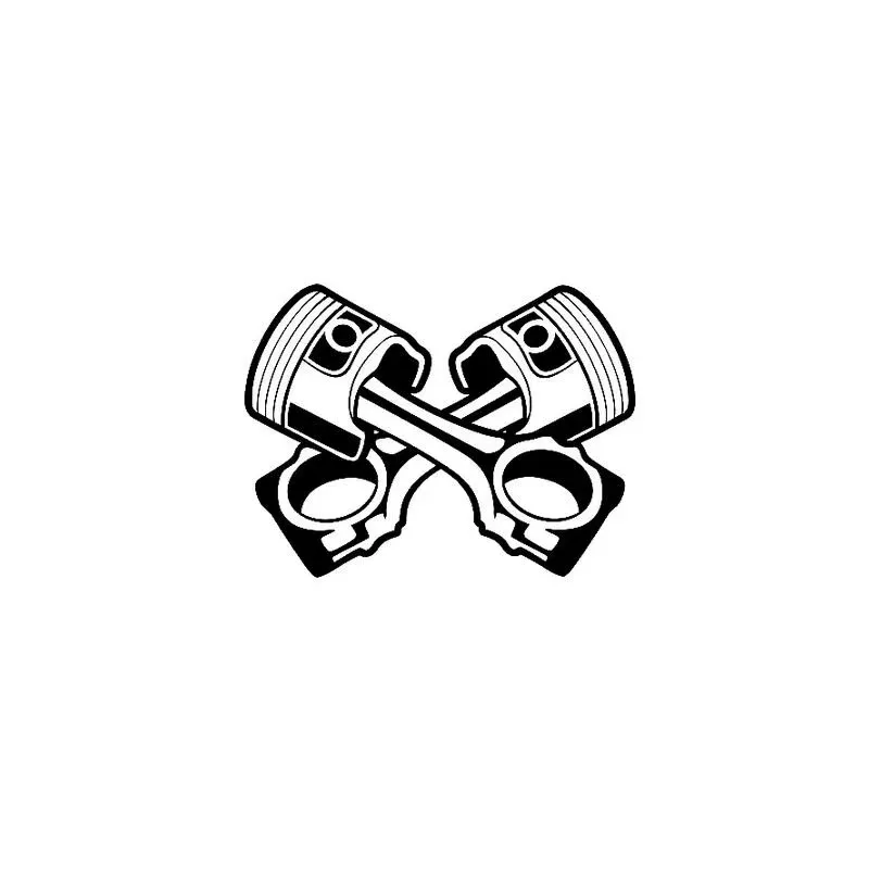 Engine piston design, car windows, bumpers, motorcycle accessories, decorative vinyl car waterproof stickers