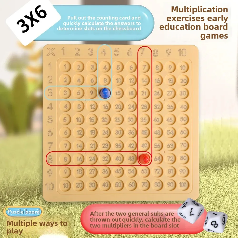لعبة بطاقة طاولة الضرب للتعليم في مرحلة الطفولة المبكرة للأطفال، منتج ضرب لطلاب المدارس الابتدائية