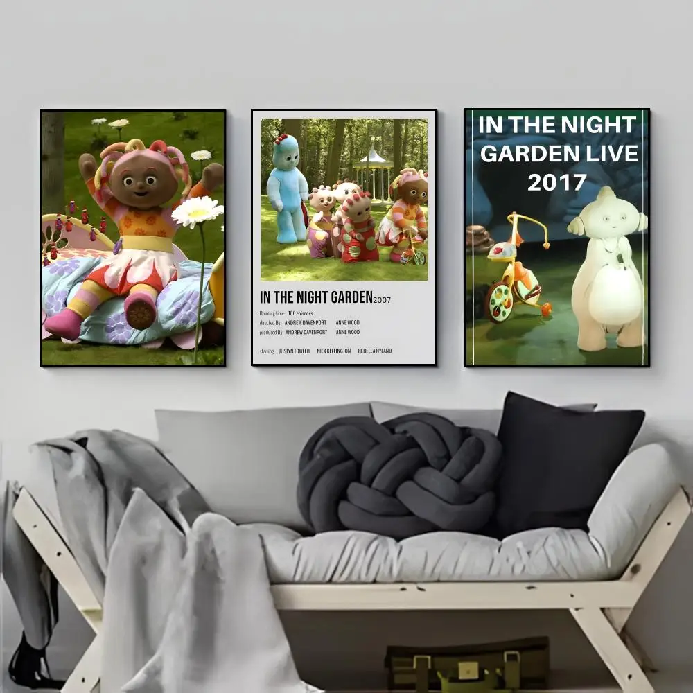 animation whimsical I-In the Night G-Garden Poster Poster HD  Waterproof Wall Sticker Bar Living Room Decor Gift