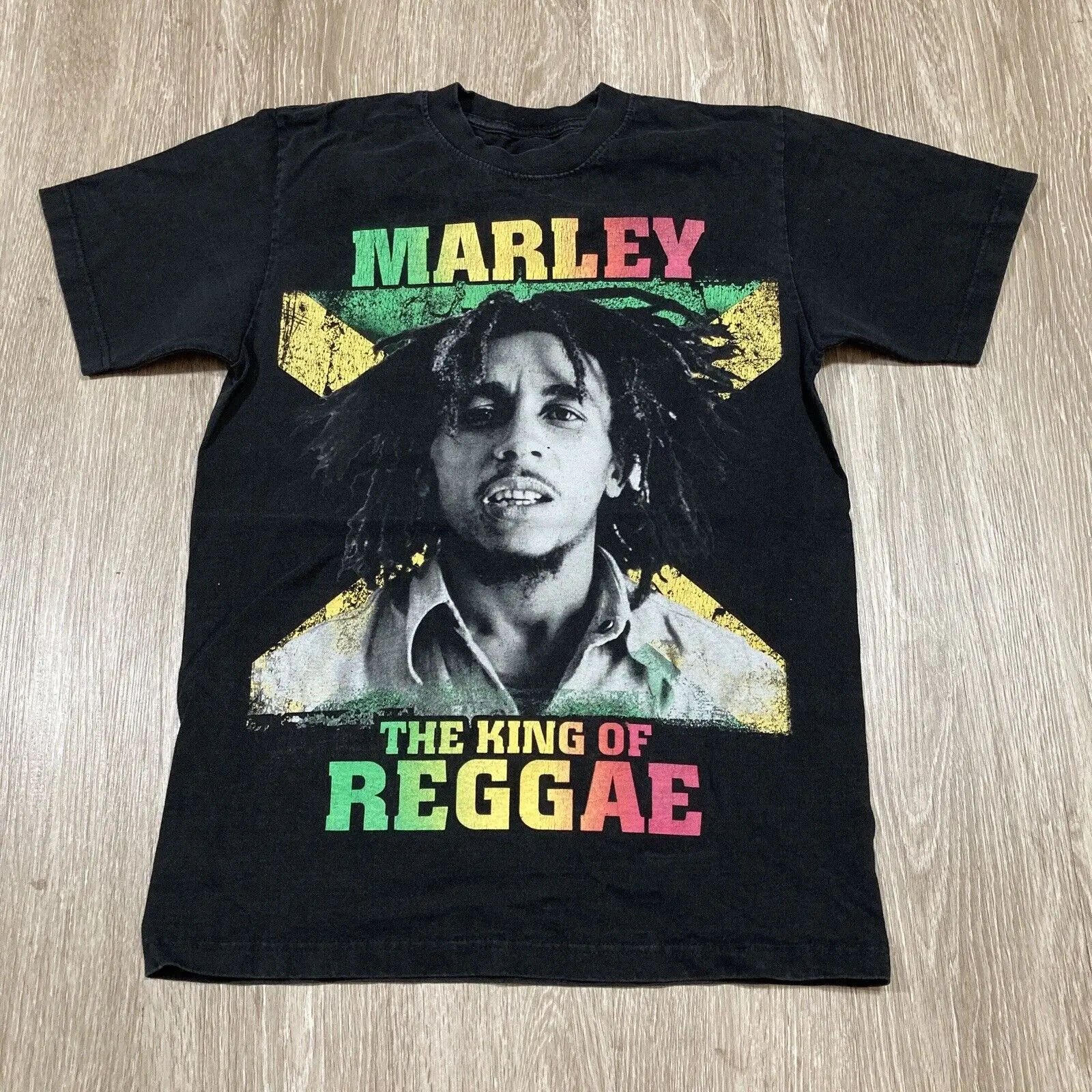 

Bob Marley Shirt Medium Vintage 90s 00s Rasta King Raggae Lion Concert Tee