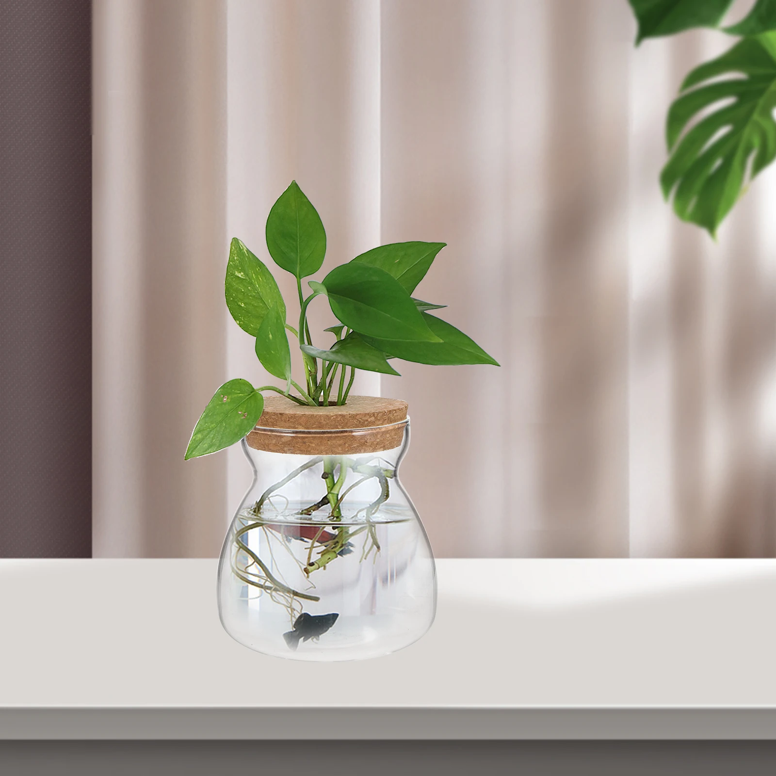 

Terrarium Glass Containers M Ecosystem Container balls Aquarium Gravel Home Office Decor Terrarium Jar Glass Jar