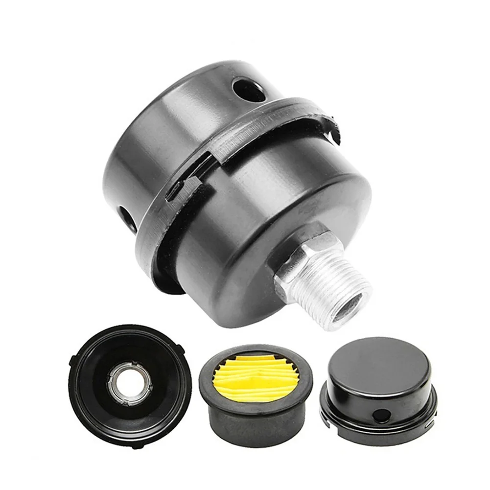 1pc 20mm Air Filter Air Compressor Spare Parts Metal Intake Filter Squelch Muffler For Generators Blowers Easy Installation