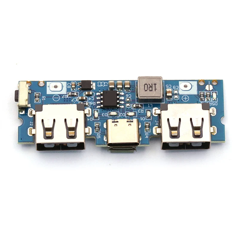 Ładowarka Micro/Type-C USB 5V 2.4A Dual USB 18650 Boost Battery Charger Board Mobile Power Bank Akcesoria do telefonu DIY