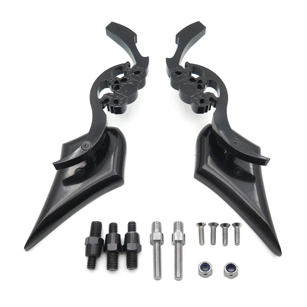 Motorcycle Skull Blade Mirrors for Honda CBR 600RR/929RR Kawasaki Ninja Suzuki GSXR 600/750/1000 Yamaha R6/R1