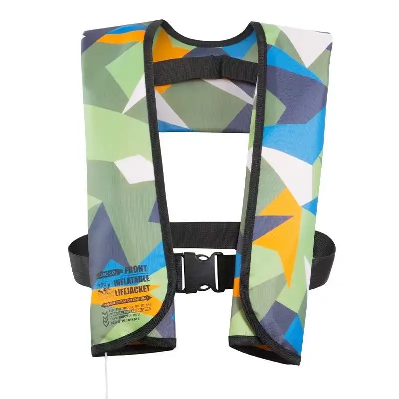 Nieuwe Auto Zelfopblaasbare Reddingsvesten Handleiding Varen Reddingsvesten Volwassen PFD 150N voor Watersport Vissen Raften Accessoires