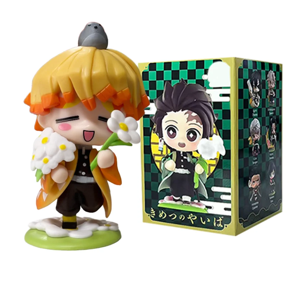 Q-Version Demon Slayer Anime Sitzende Geisterpuppe Tanjiro Nidouzi Inosuke Zenitsu Puppe Actionfigur Spielzeug Weihnachts- und Geburtstagsgeschenk – Detail 10