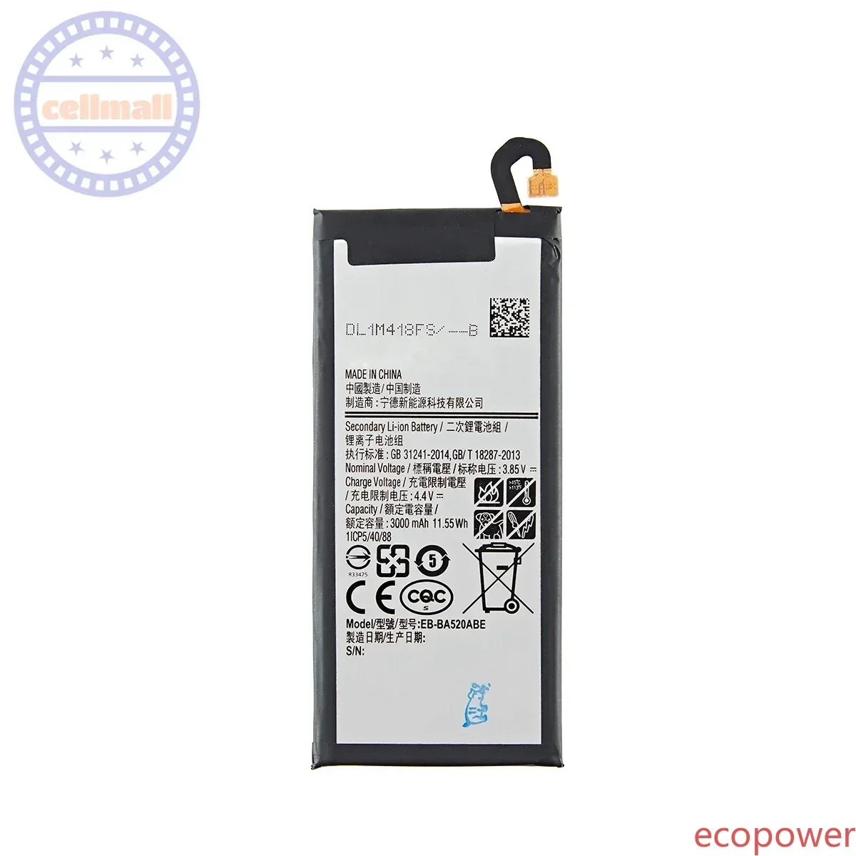 3000mAh Fast Shipping Brand New EB-BA520ABE Battery For Samsung Galaxy A5 2017 Edition A520 SM-A520F A520K A520L A520S A520W/DS