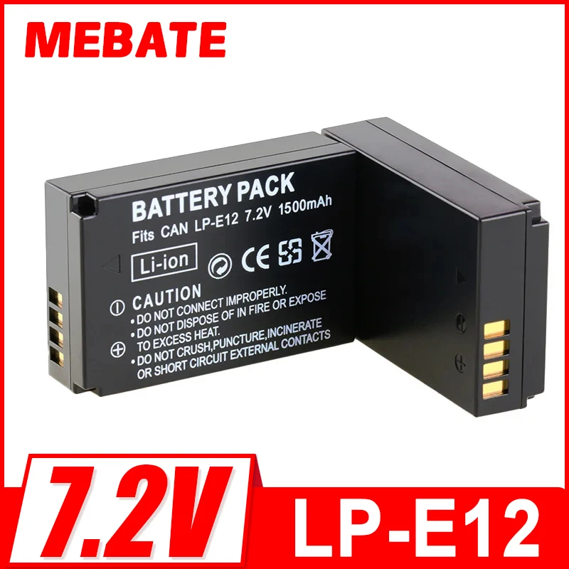 New 1500Mah LP-E12 …