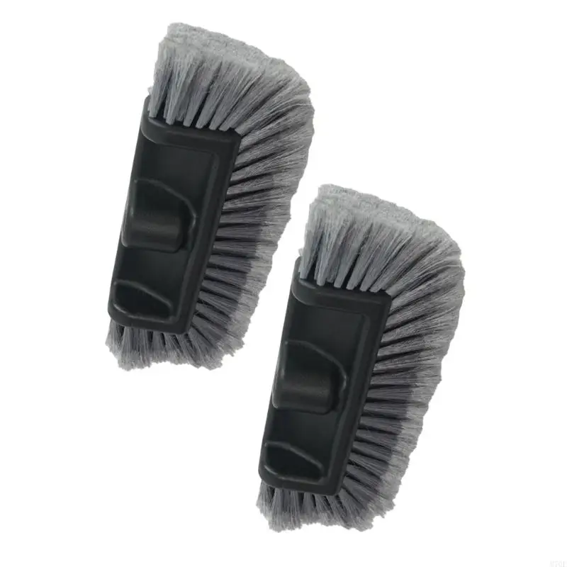 M76E 2Pcs Soft Bristle Car Wash Brush Head Window Washing Cleaning Brush Enduring