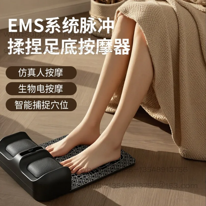 

Household automatic pulse kneading foot massager red light hot compress