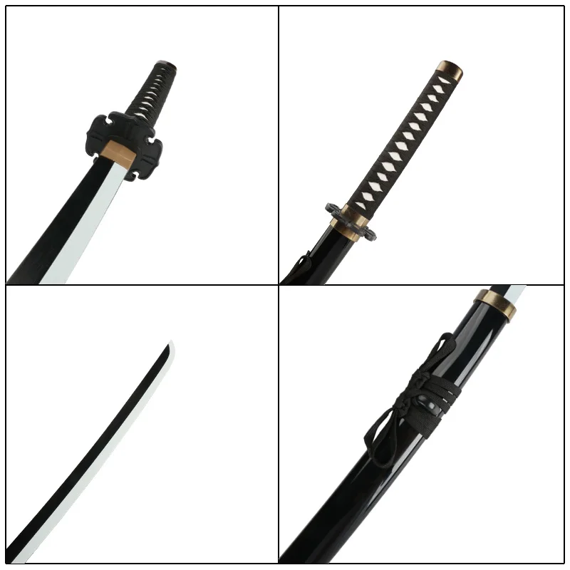 Gioco Online Fate Katana 104cm Okita Souji Cosplay Toy Sword Black White Blade 1:1 modello originale