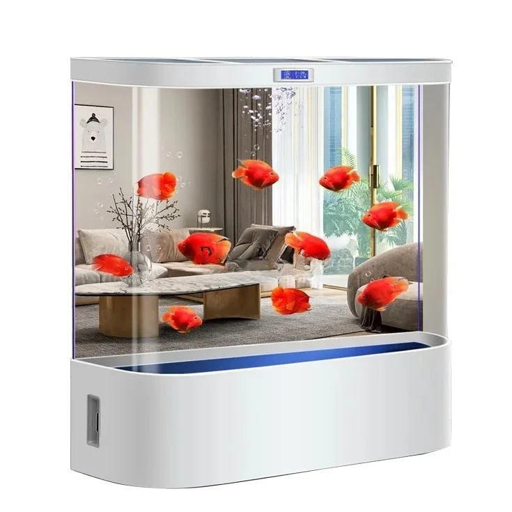 

Аквариум для гостиной, бытовой небольшой циркуляционный фильтр, автоматическая универсальная машина, экологический напольный аквариум