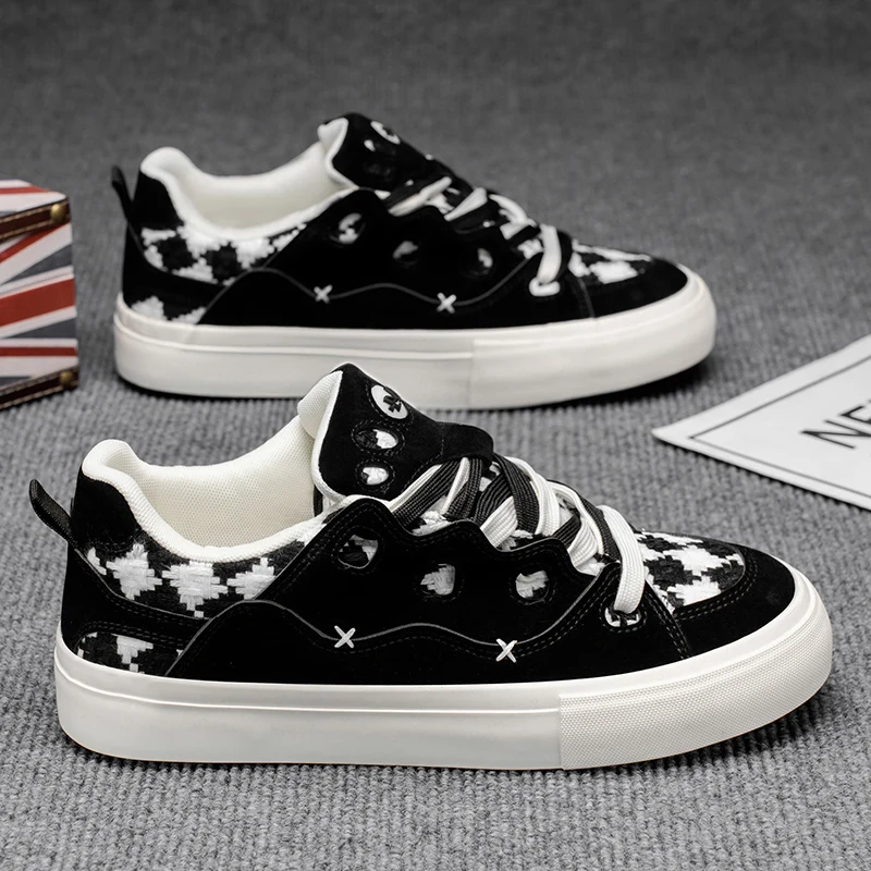 أحذية رجالي قماش الصيف تنفس مريحة الرجال الدانتيل متابعة أحذية رياضية 2024 المشي غير رسمية الشقق العصرية رجل أحذية مفلكنة