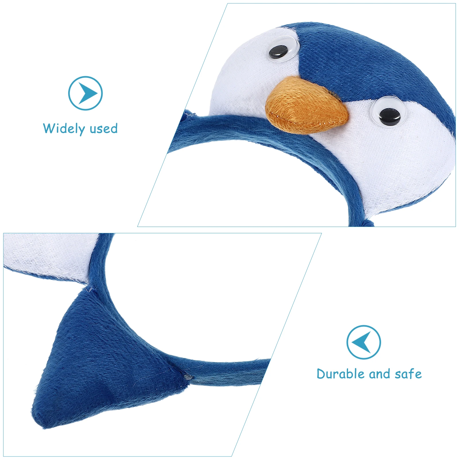 

Penguin Headband Hair Accessories for Girls Women Kids Bulk Headbands Halloween Costume Party Penguin Hair Hoop Headdress