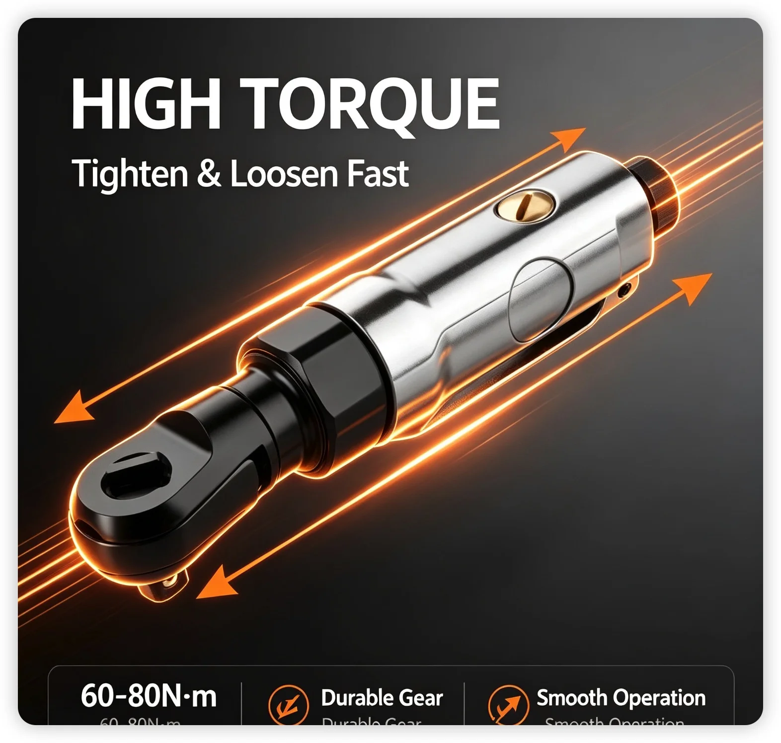 Pneumatic Ratchet Wrench 1/4