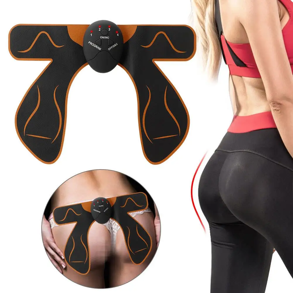 Electric EMS Hip Trainer Buttocks Lifter Fitness Massage Vibration Muscle Stimulator