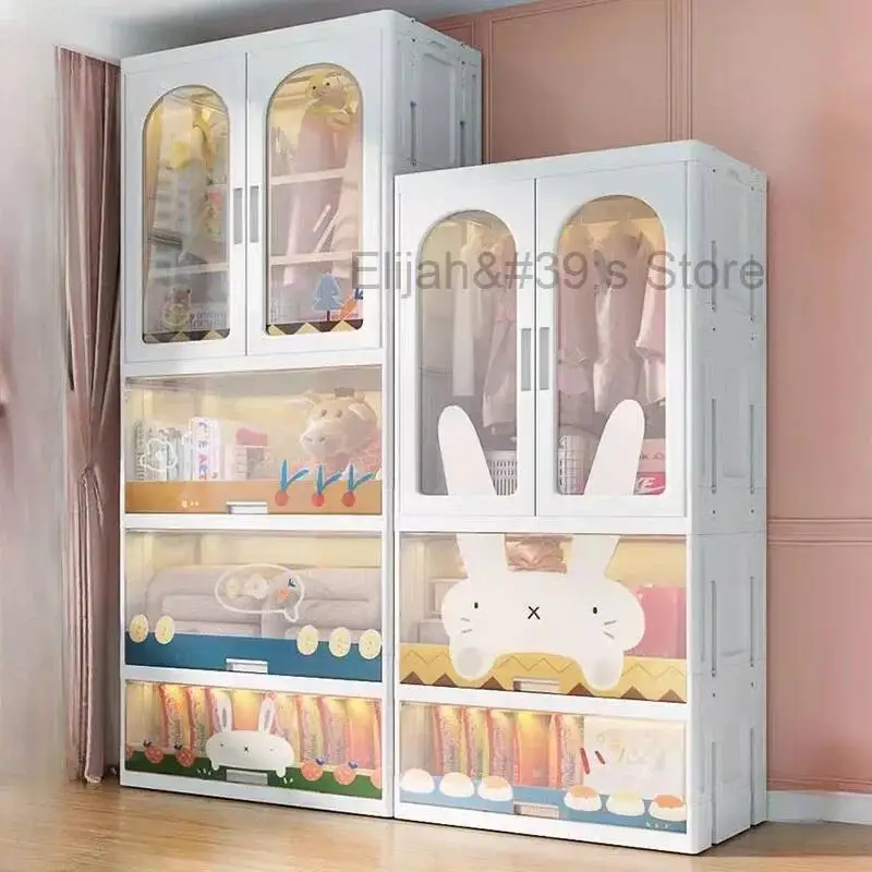 Baby Hangers Children Wardrobes Open Closets Cabinet Cube Storage Children Wardrobes Clothes Penderie Enfant Furniture MR50CW