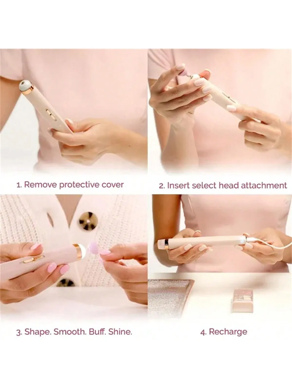 Trapano elettrico per smalto con mini strumenti elettrici portatili leggeri per manicure