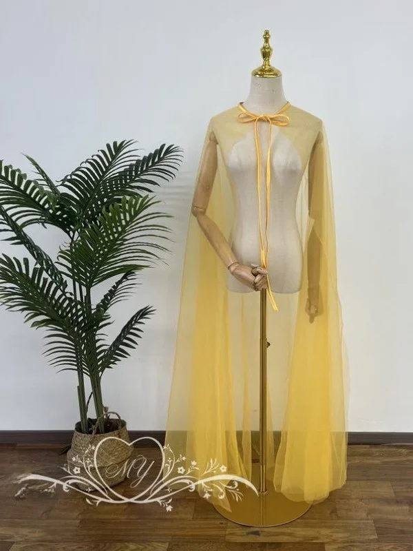 

Легкий тюлевый плащ с бантом для сценических выступлений, костюм феи, накидка для фотосессий, летняя новинка