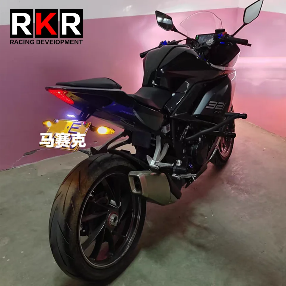 For KOVE 321R 321RR 321RRS 321 RR Motorcycle Tail Tidy Fender Eliminator Foldable License Plate Holder Mount Bracket Accessories 2