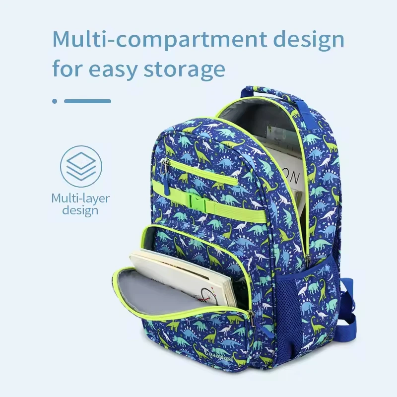 Mochila escolar de dibujos animados para niños y niñas, morral escolar de alta calidad de 15 pulgadas, gran calidad