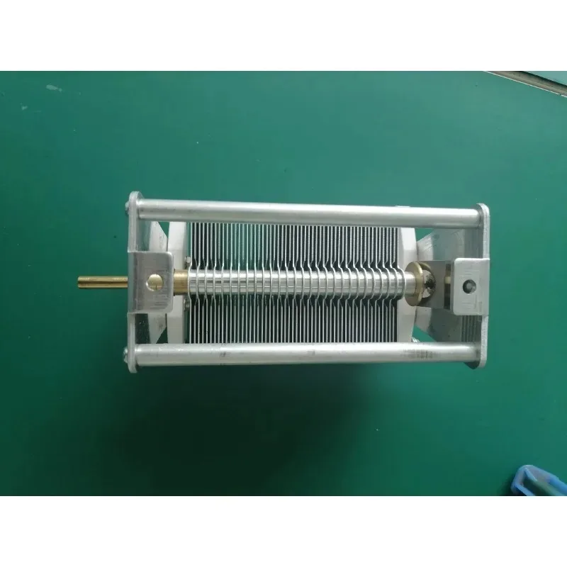 High Voltage Air Adjustable Capacitor 20-1000PF 1000V All Copper Silver Plated, High Frequency Radio