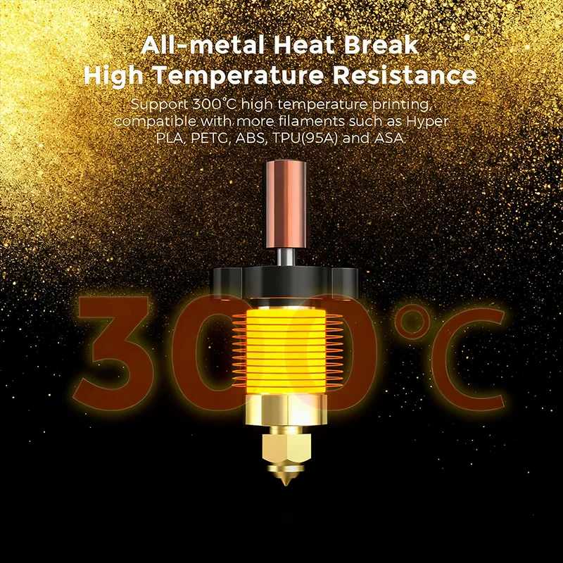  Creality Ender 3 V3 KE Hotend-Kit 300 ° C Keramik-Heizblockdüse 60 W, hohe Wärmeleitfähigkeit für Ender 3 V3KE Hotend – Detail 2