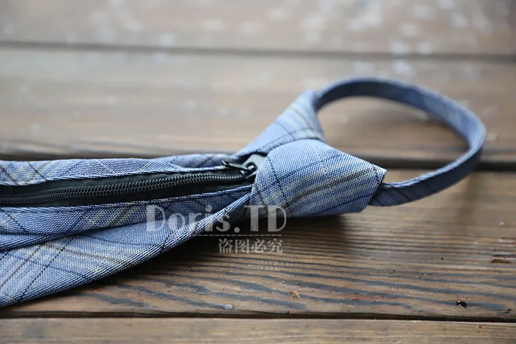 Neue Streifen Plaid Print 6CM Krawatte für Gentleman Hochzeit Party Krawatten Zubehör Elastische Neue Mode Männlichen Zipper Krawatte – Detail 21
