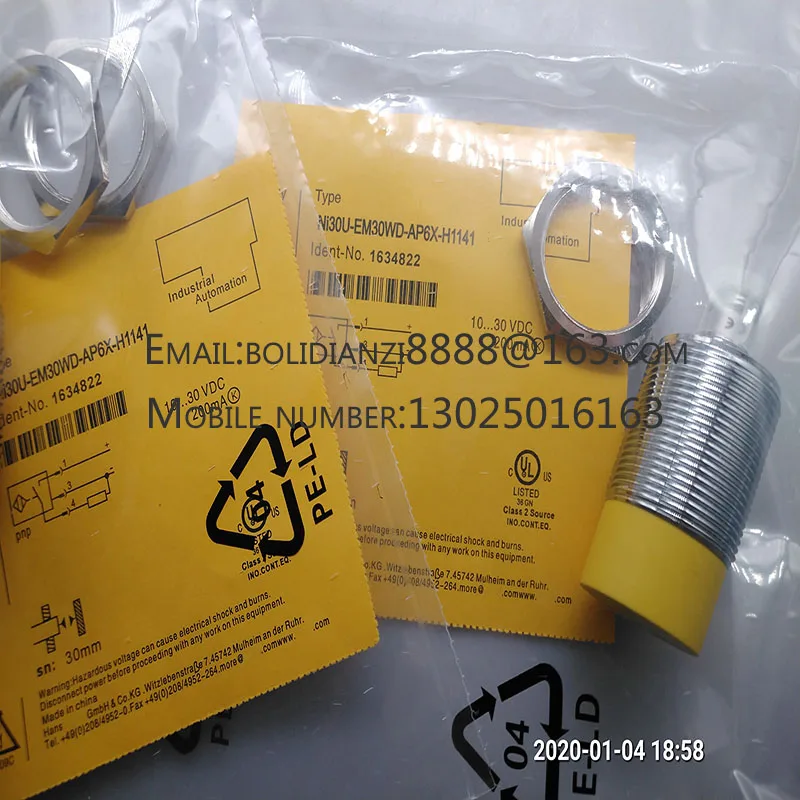 

New proximity switch sensor Ni30U-EM30WD-AP6X Ni30U-EM30WD-AN6X One year warranty In stock