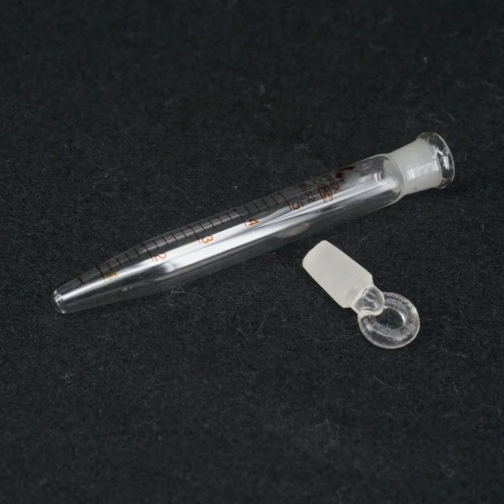 5-100ml Lab Glass Conical Bottom Centrifuge Tube Scaled With Stopper Glassware