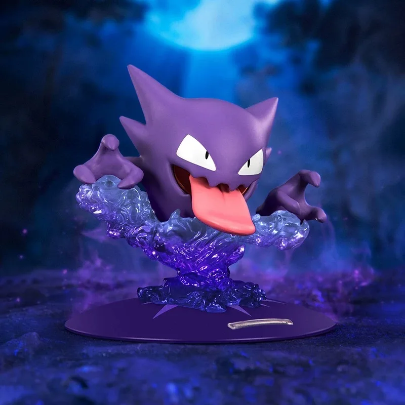 Anime Pokemon Action Figures Gastly Haunter Collezione autentica Serie di modelli Figurine Ornamenti Giocattoli Regali di compleanno