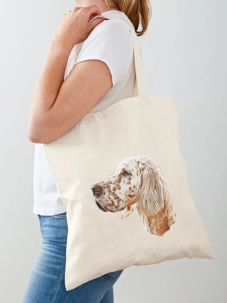 English Setter Tote Bag women bag bags luxury women personalized tote Canvas Tote Bag