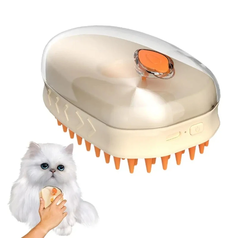 

Steamy Pet Brush Steamy Self-Cleaning Shedding Brush For Dog Hair Rechargeable Shedding Brush For Dog Hair Steamy